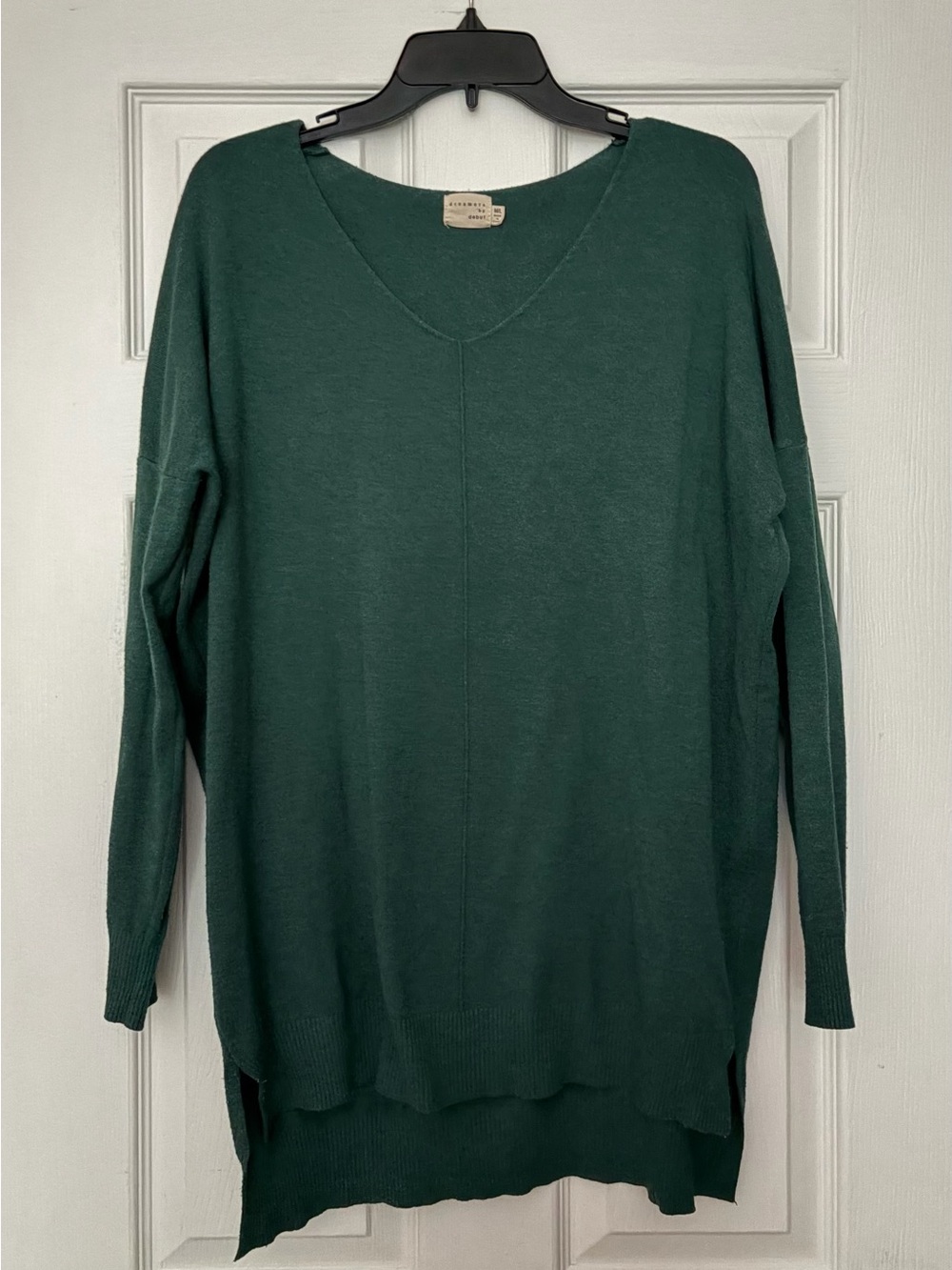 Dreamers Green V-Neck Sweater